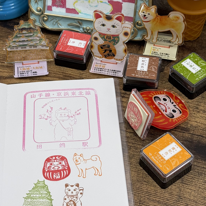 Kamio Japan Otona no Zukan Acrylic Stand Stamps (6 Designs)
