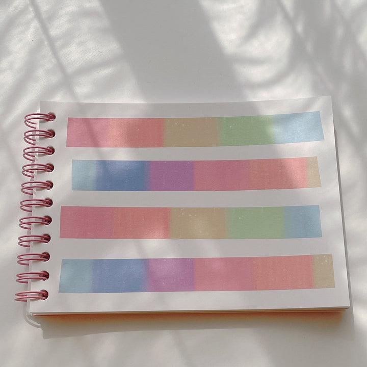 (MT009) Original Rainbow Gradient Washi Tape
