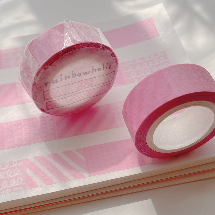 (MT010) Original Pink Patterns Washi Tape
