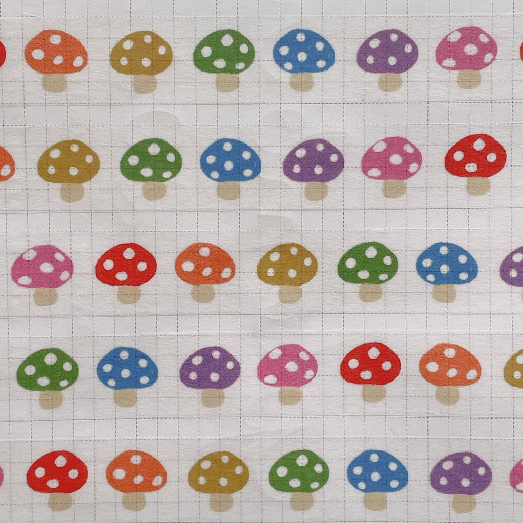 (MT060) Original Rainbowholic Colorful Mushroom Washi Tape