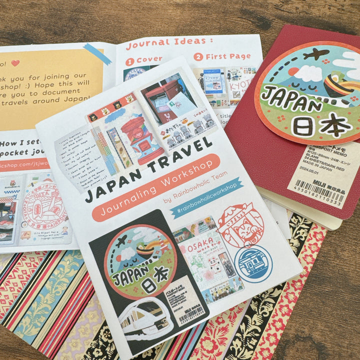 Japan Travel Journaling Workshop Kit (with Demo Video)