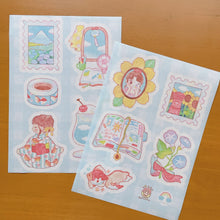 Load image into Gallery viewer, (ST059) Original Rainbowholic x Chichilittle Collaboration &quot;Summer Time&quot; Sticker Set (2 sheets)
