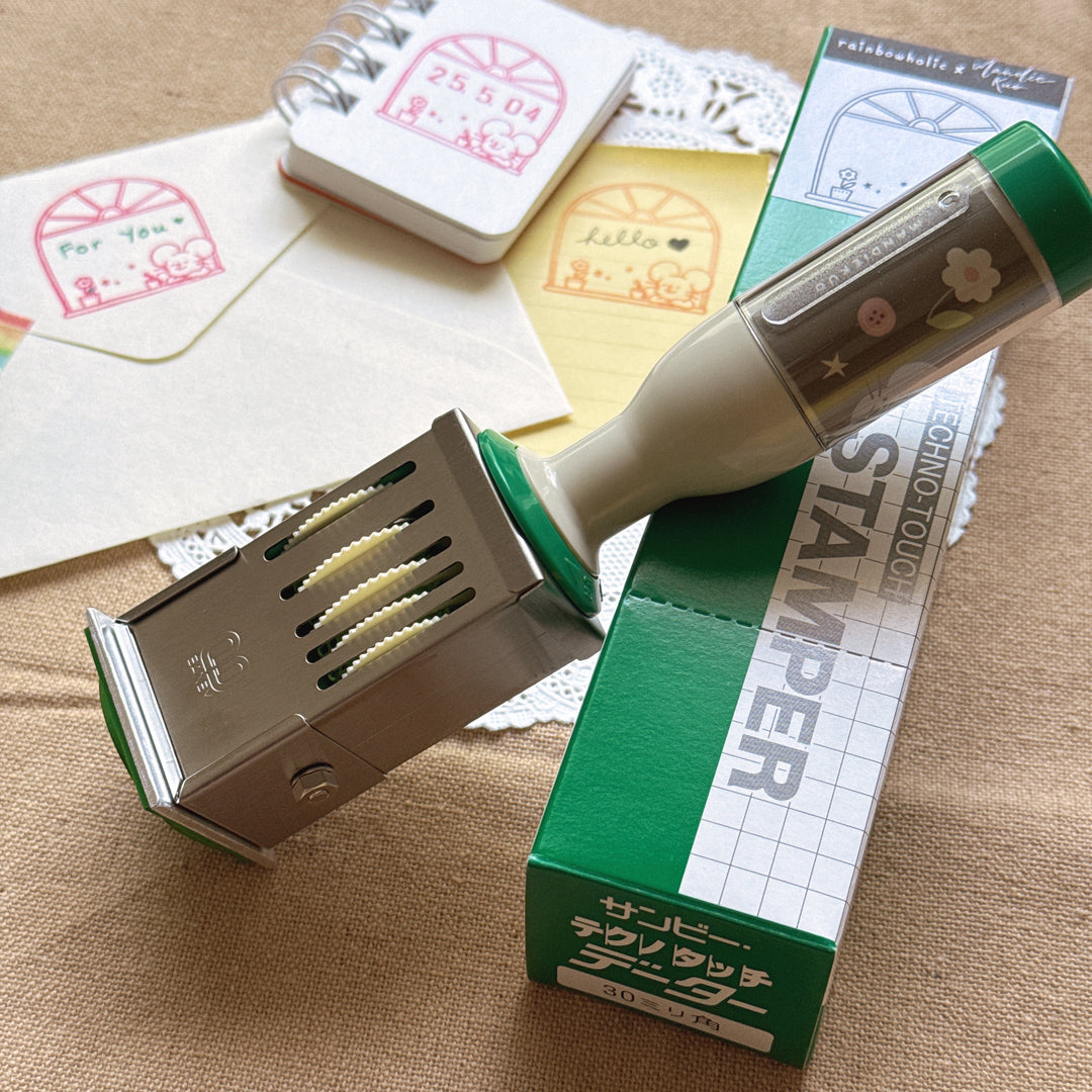 (HS003) Rainbowholic x Mandie Kuo Cute Mouse Date Stamp