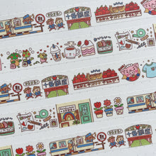 Load image into Gallery viewer, (MT067) Original Rainbowholic x Tazdaunicorn Jujo Ginza Shotengai Washi Tape
