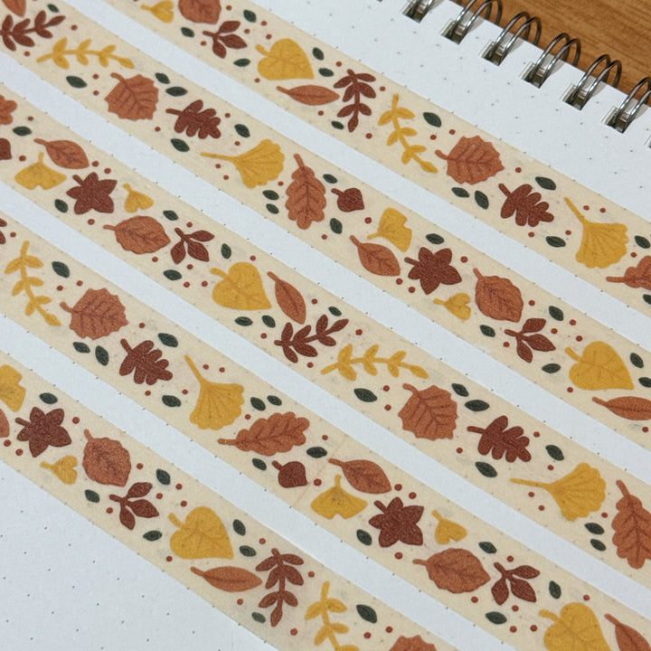 (MT109) Original Rainbowholic x Tazdaunicorn Autumn Patterns Washi Tape