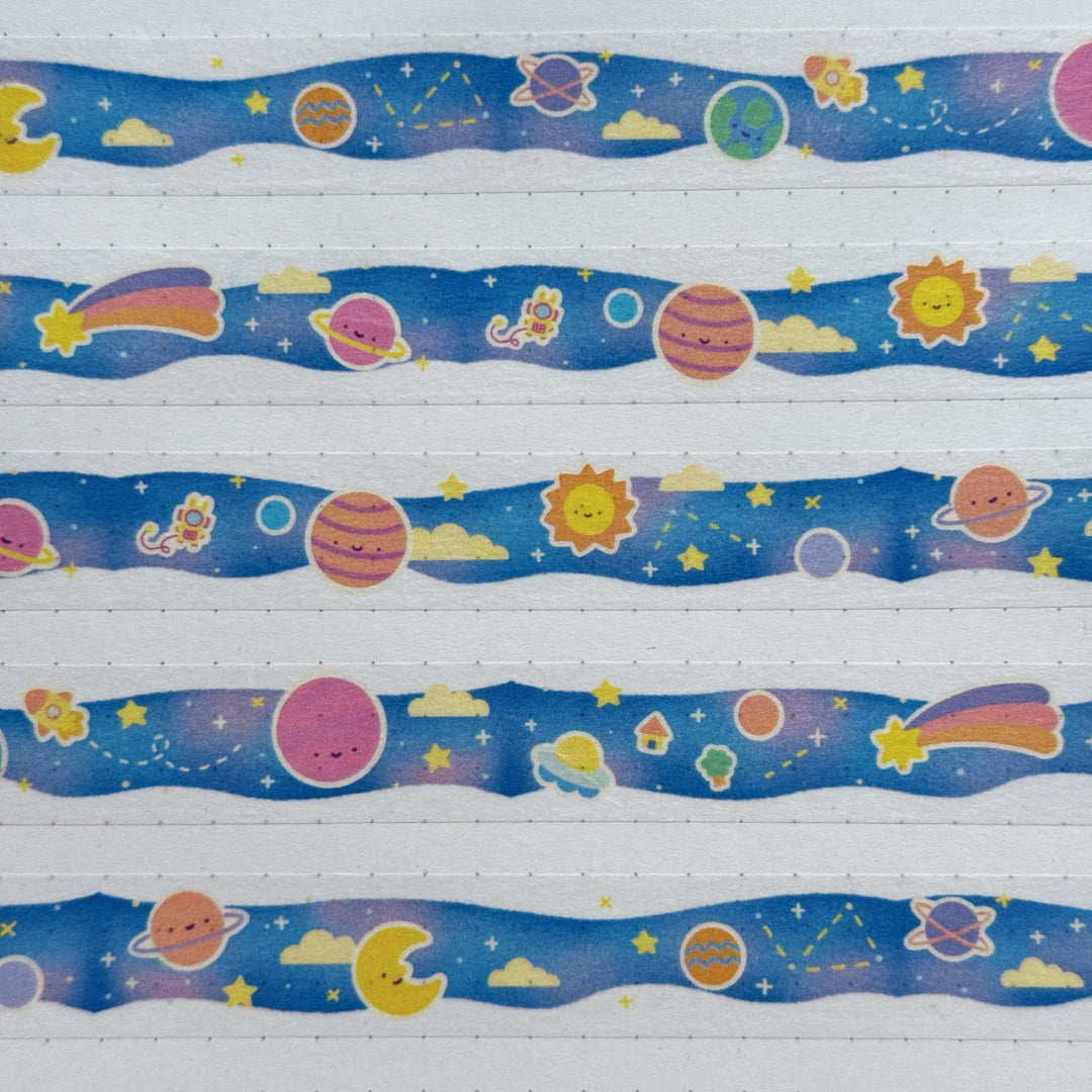 (MT139) Original Rainbowholic x Tazdaunicorn Galaxy Milky Way Washi Tape
