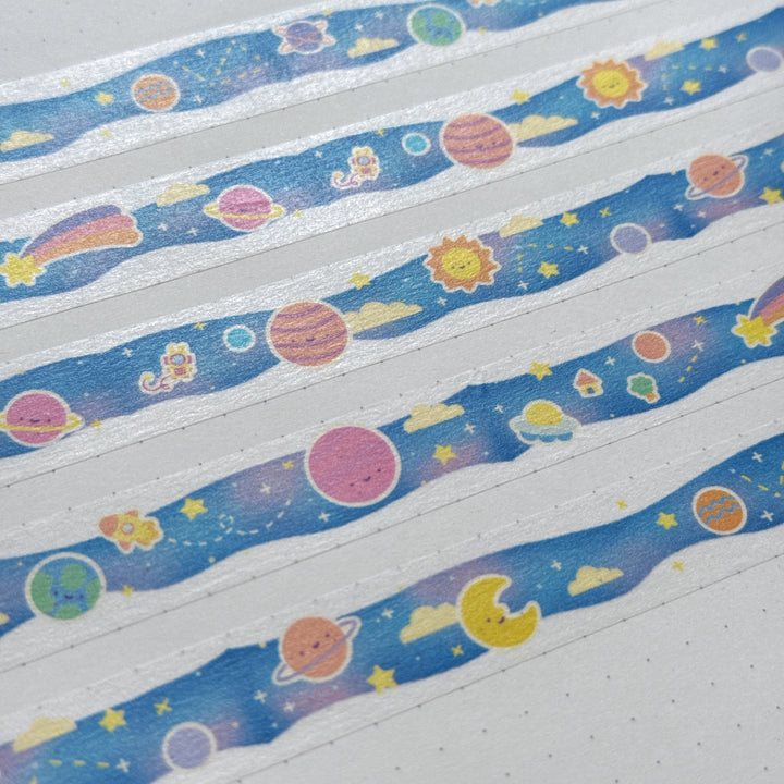 (MT139) Original Rainbowholic x Tazdaunicorn Galaxy Milky Way Washi Tape