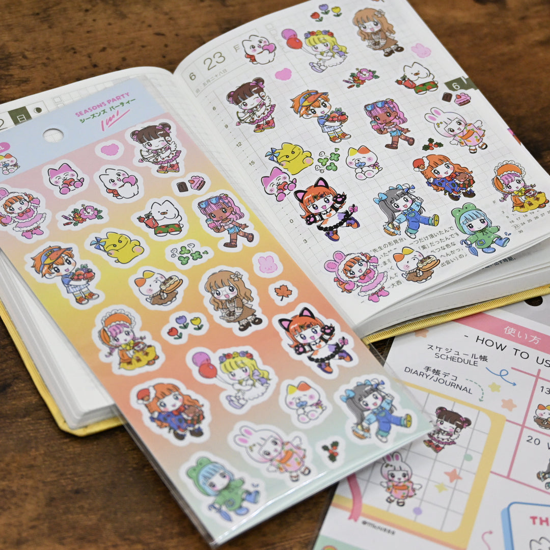 (DS020) Rainbowholic Daily Seal - Seasons Party by Ichii