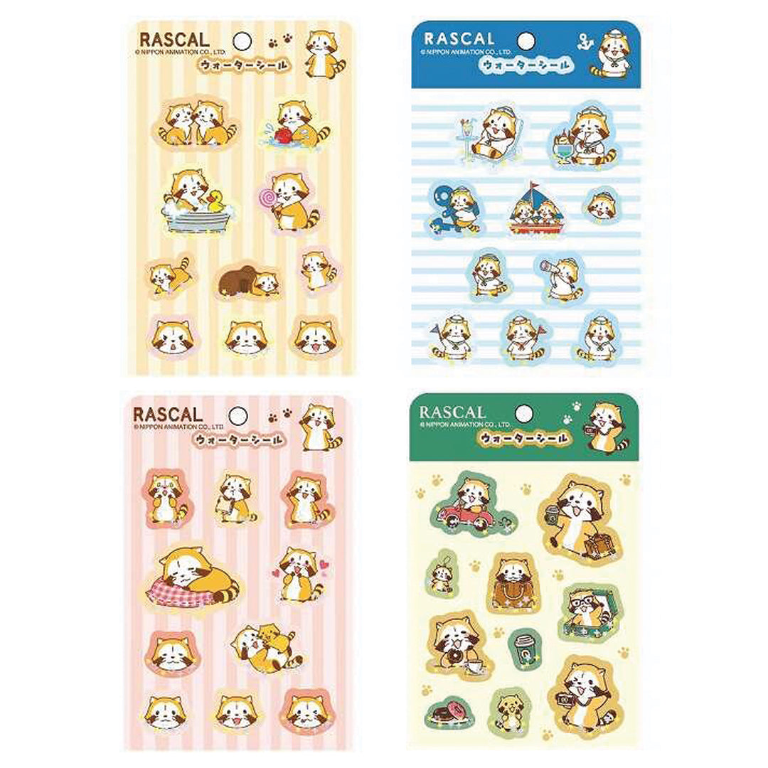 Rascal 3D Water Sticker Sheets SET (4 pcs.)