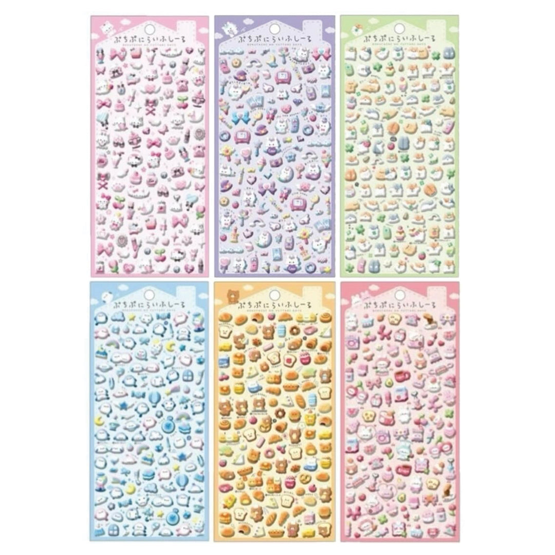 Squishy Life 3D Sticker Sheets SET (6 pcs.)