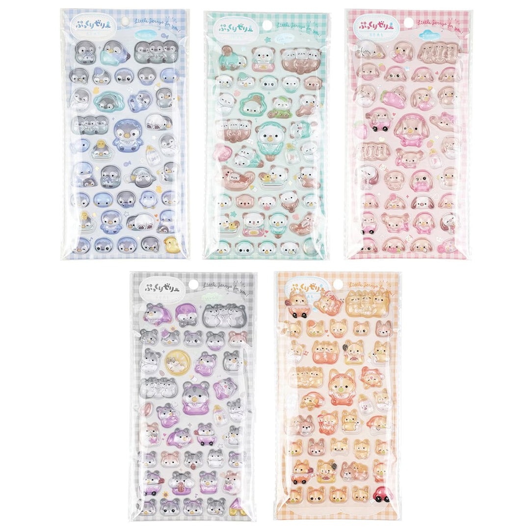 Bubbly Jelly 3D Sticker Sheets SET (5 pcs.)