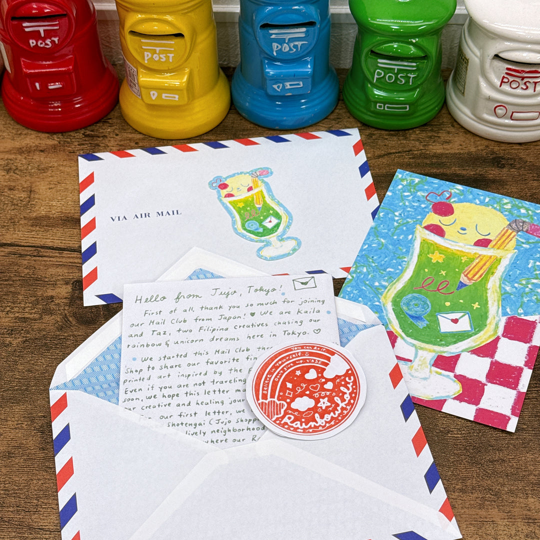 With Love (a mail club from Japan by rainbowholic x tazdaunicorn) 💌