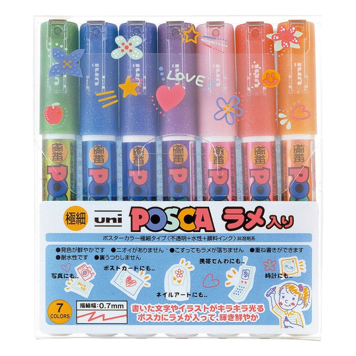 [Pre-order] Mitsubishi Posca / Water Color Marker Set