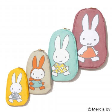 [RARE] Japanese Magazine with Miffy Matryoshka Style Pouch Set of 4