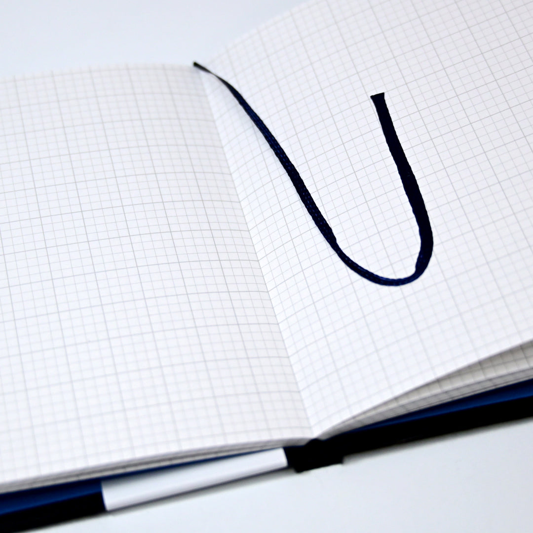 Grandpa Notebook Flat Opening Mini Notebook Black
