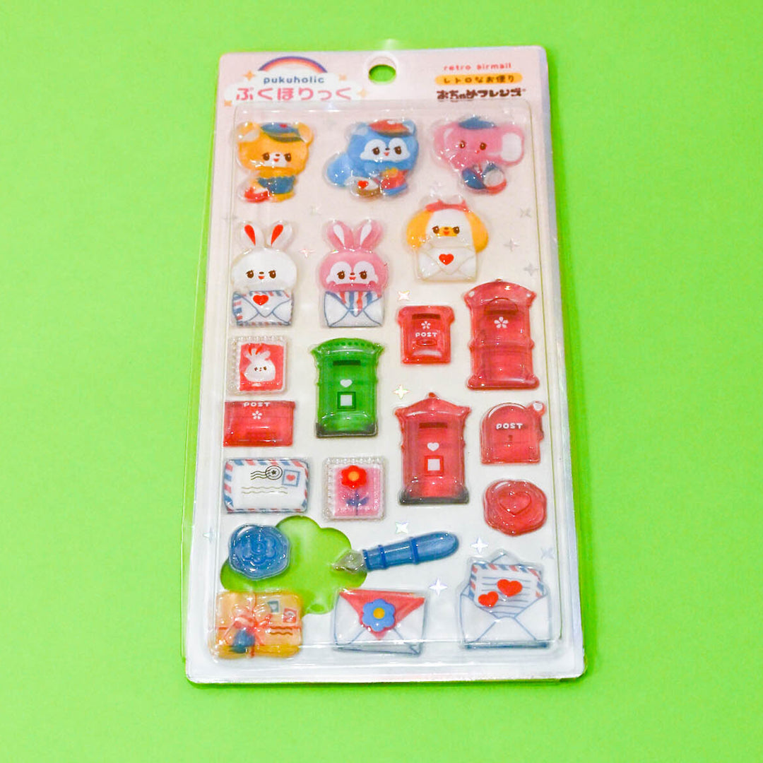 [Pre-Order] Rainbowholic x Ochame Friends Pukuholic 3D Sticker (4 Designs)
