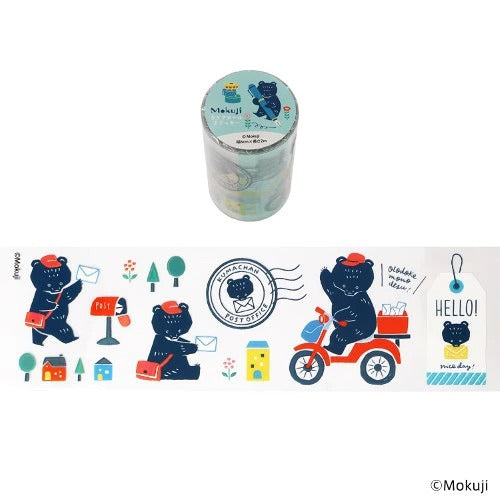 Komamono Lab Clear Tape Sticker Roll Mokuji