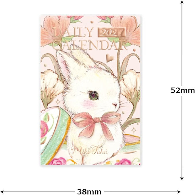 [Pre-order] Takei Miki 2027 Mini Daily Tear-Off Calendar
