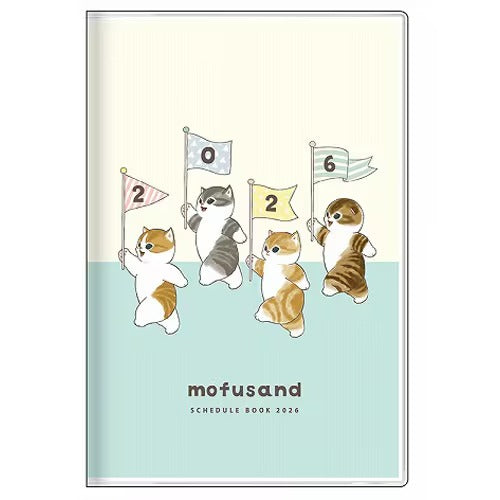 [Pre-order] mofusand Schedule Book 2026 / Chiffon Cake B7 (2 Colors)