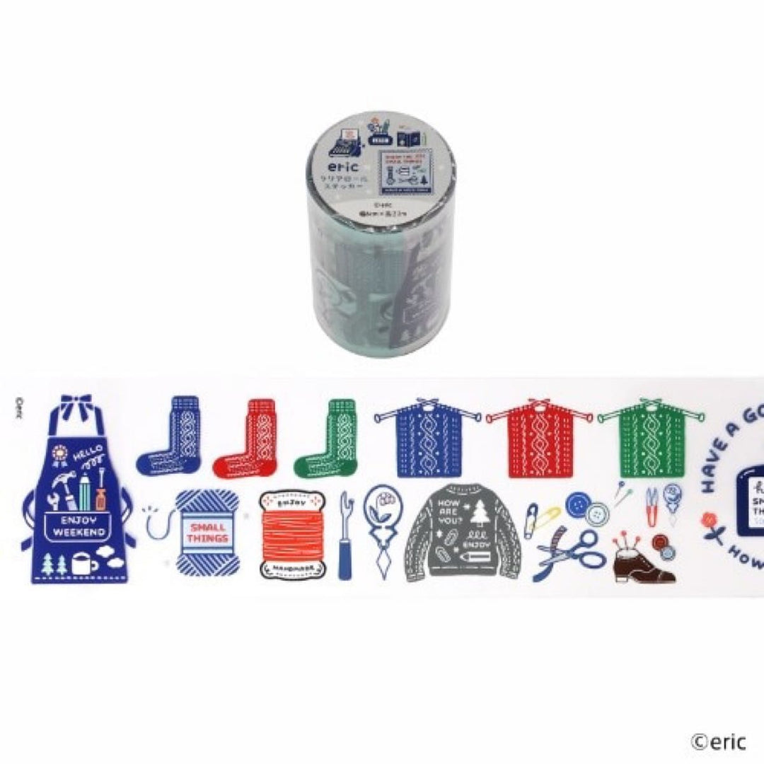 Komamono Lab Clear Tape Sticker Roll eric