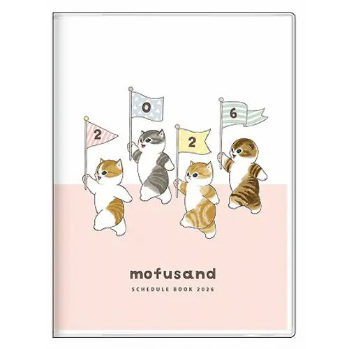 [Pre-order] mofusand Schedule Book 2026 / Jinbei Nyan A6 (2 Colors)