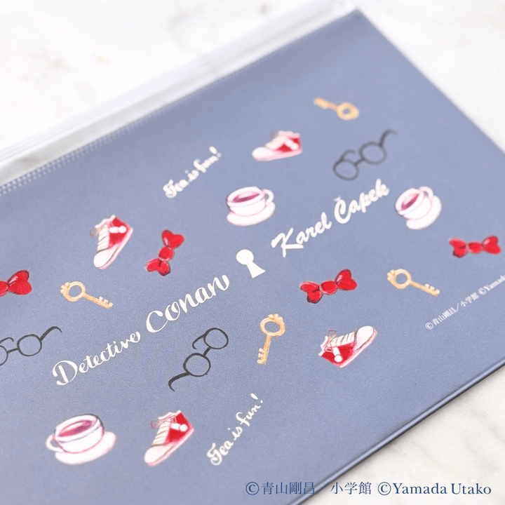 Karel Capek x Detective Conan Tea Is Fun Pouch Set (6 pcs.)