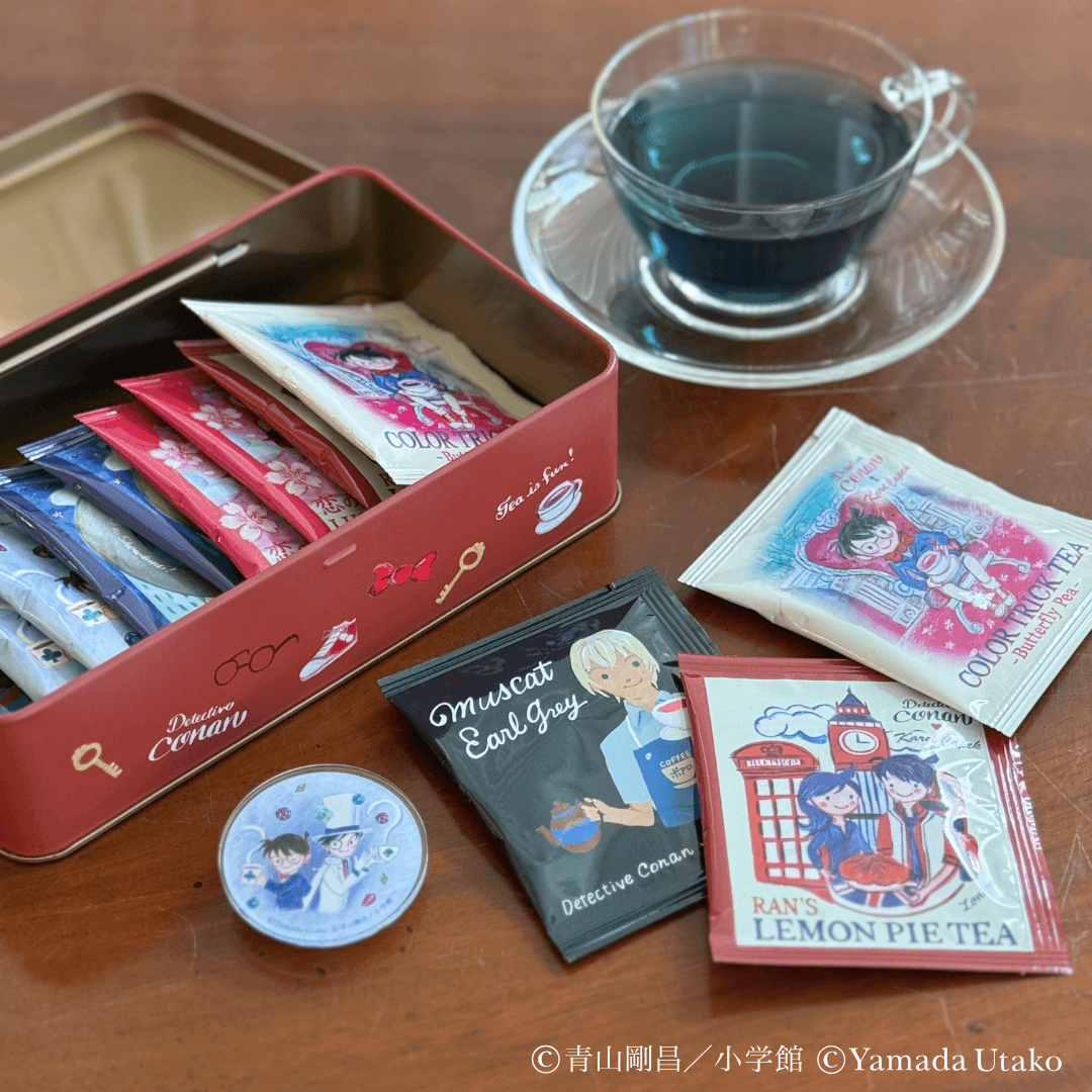 Karel Capek x Detective Conan Tricky Tea Time Tin Can + Acrylic Clip (10 pcs.)