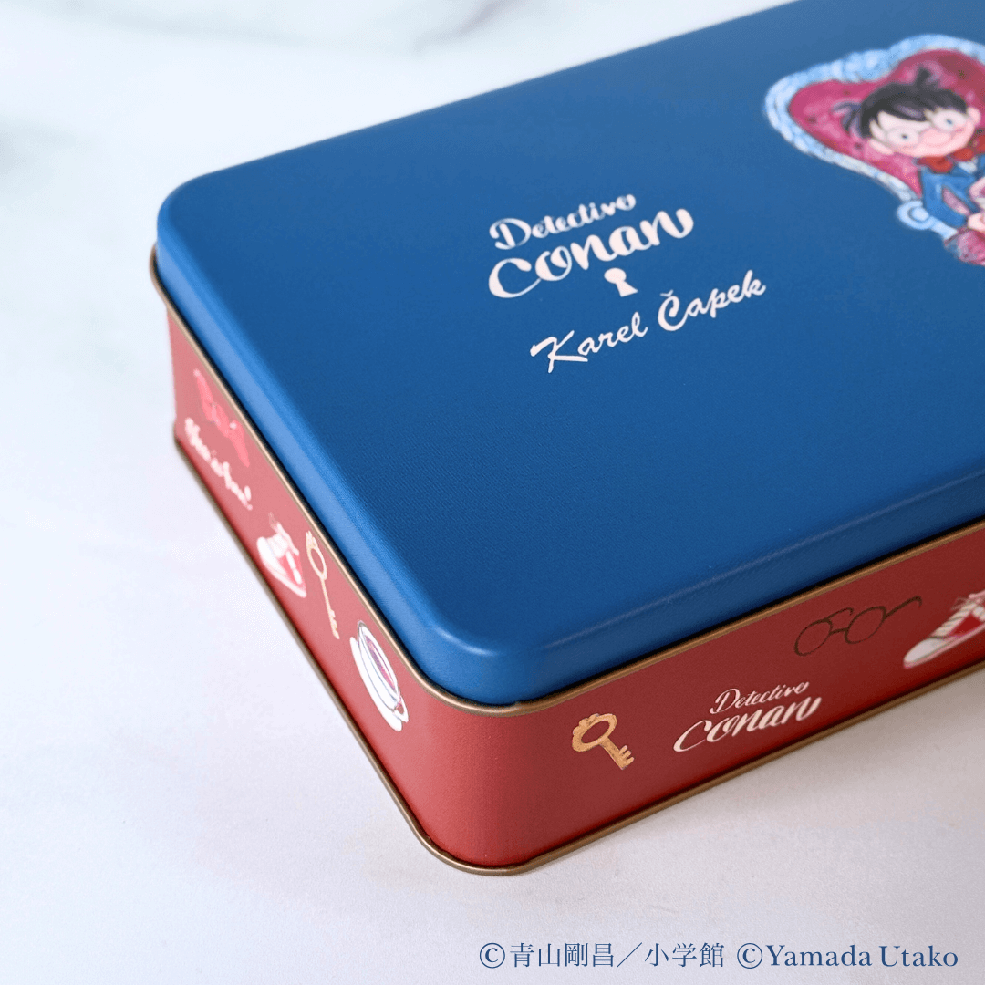Karel Capek x Detective Conan Tricky Tea Time Tin Can + Acrylic Clip (10 pcs.)