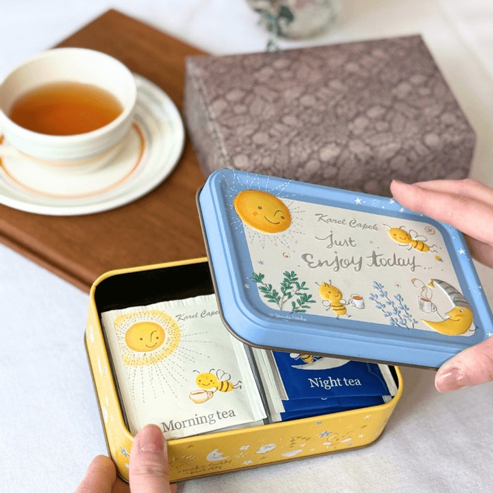 Karel Capek Tea Just Enjoy Today Tin Can (14 pcs.)