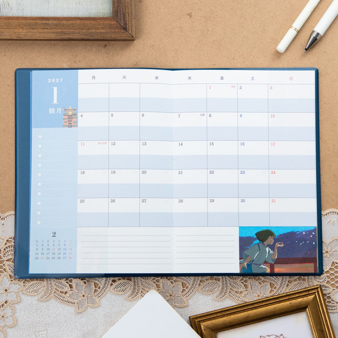 [Pre-order] Spirited Away Schedule Book 2027 B6 Size