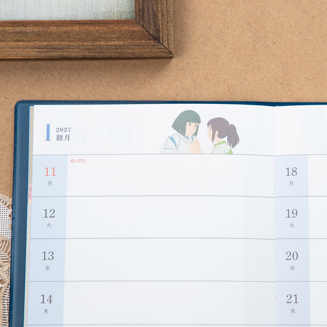 [Pre-order] Spirited Away Schedule Book 2027 B6 Size