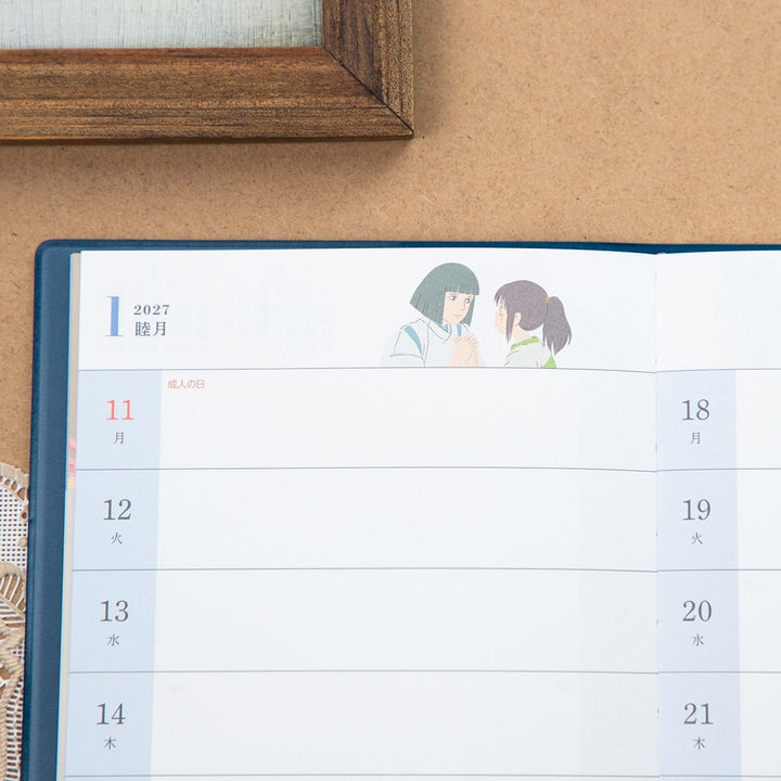 [Pre-order] Spirited Away Schedule Book 2027 B6 Size