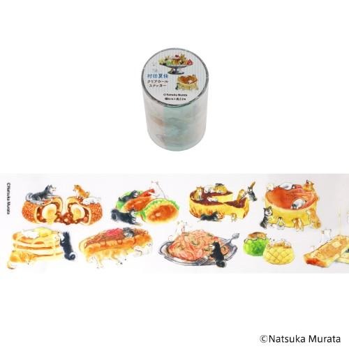 Komamono Lab Clear Tape Sticker Roll Natsuka Murata