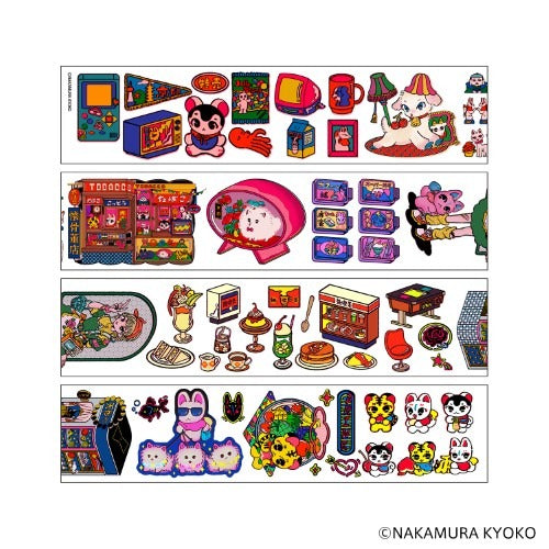 Komamono Lab Clear Tape Sticker Roll Nakamura Kyoko