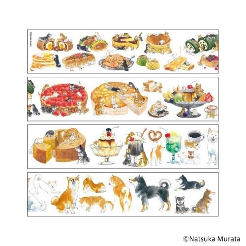 Komamono Lab Clear Tape Sticker Roll Natsuka Murata