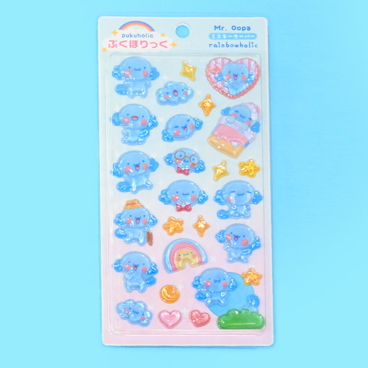 [Pre-Order] Rainbowholic Originals Pukuholic 3D Sticker (4 Designs)