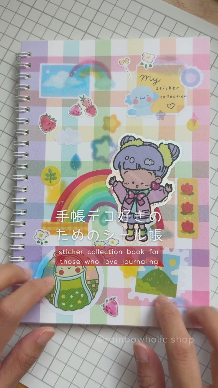 Rainbowholic Original Sticker Collection Book (A5 &amp; A6 Size)