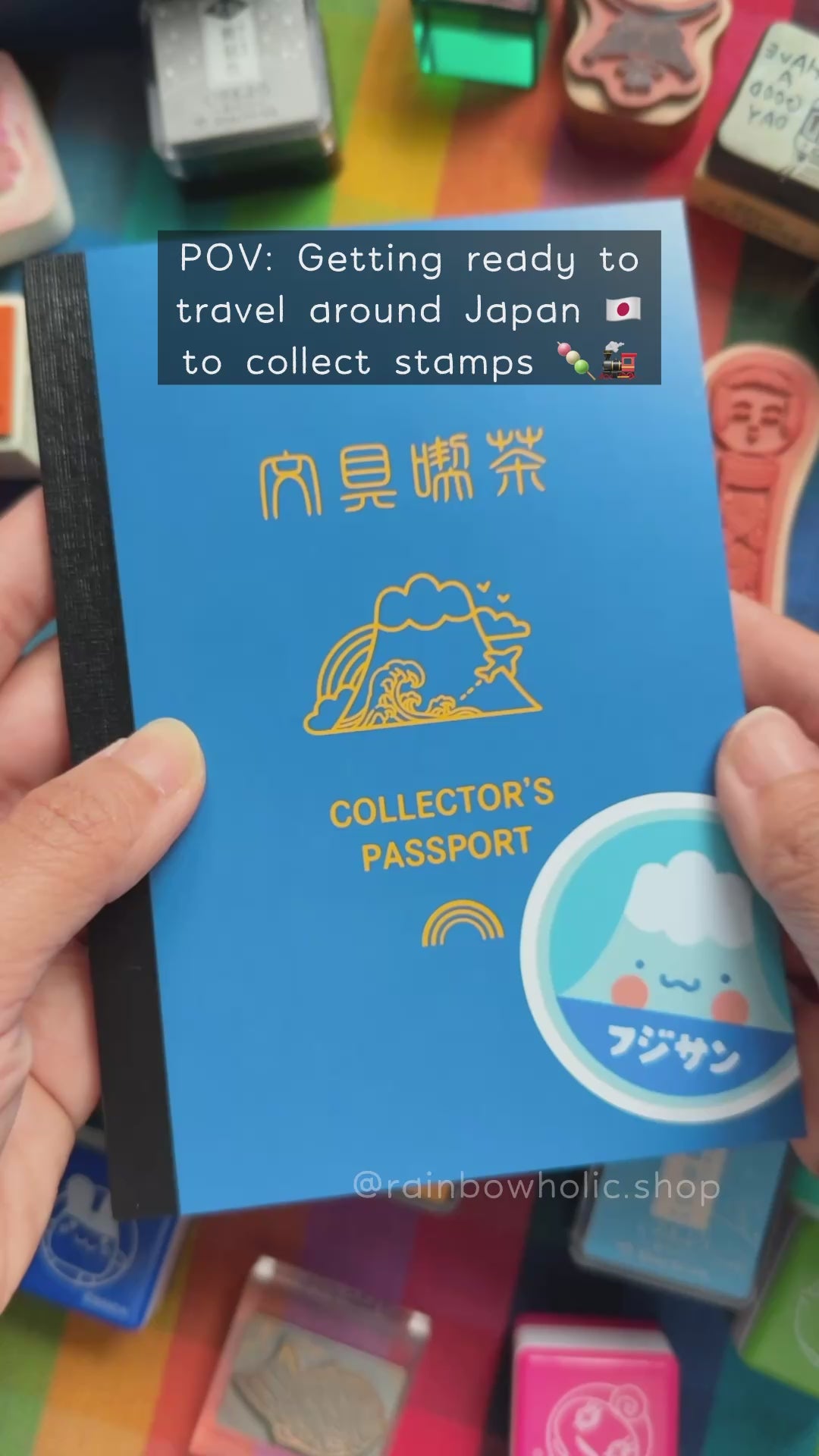 Rainbowholic Collector’s Passport Matcha Green