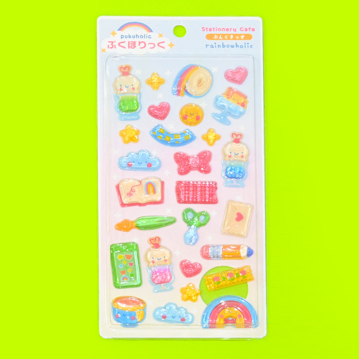 [Pre-Order] Rainbowholic Originals Pukuholic 3D Sticker (4 Designs)