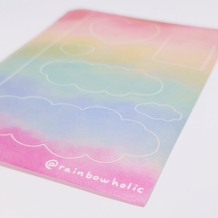 (ST056) Original Rainbow Shape A6 Sticker Sheet