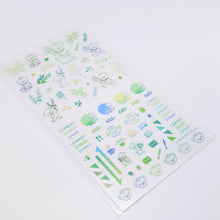 Load image into Gallery viewer, Posukuma Planner Sticker (Nature Green)
