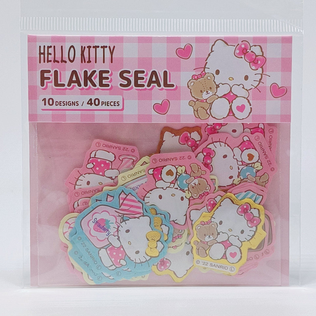 Hello Kitty + Little Twin Stars + Pochacco flake seal set