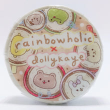 Load image into Gallery viewer, Original Rainbowholic x Dolly Kaye Art Animal Cups Washi Tape
