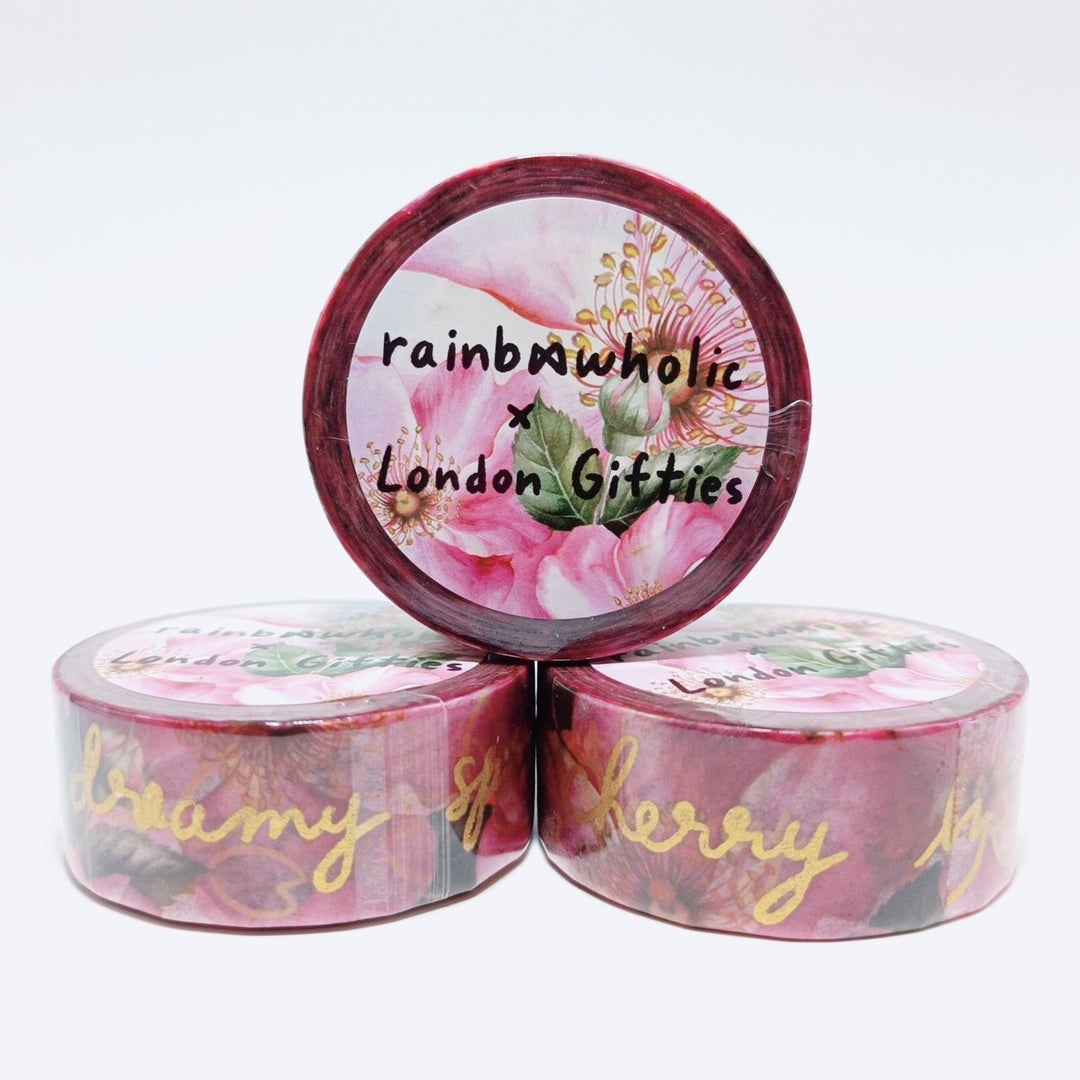 (Limited Stocks) Original Rainbowholic x London Gifties Sakura Gold Foil Washi Tape
