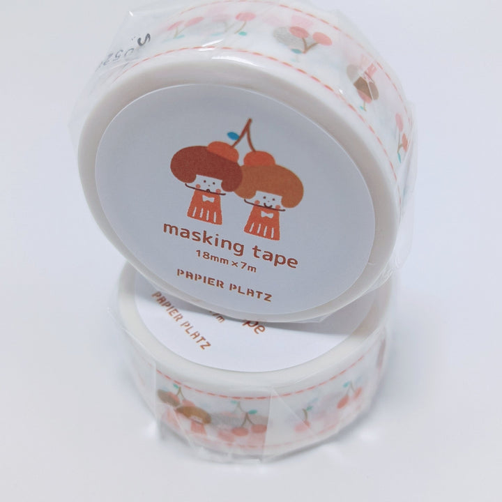 mizutama  white cherry washi tape