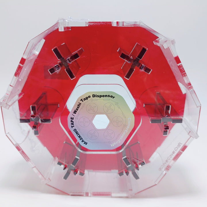Red masking tape (washi tape) wheel cutter