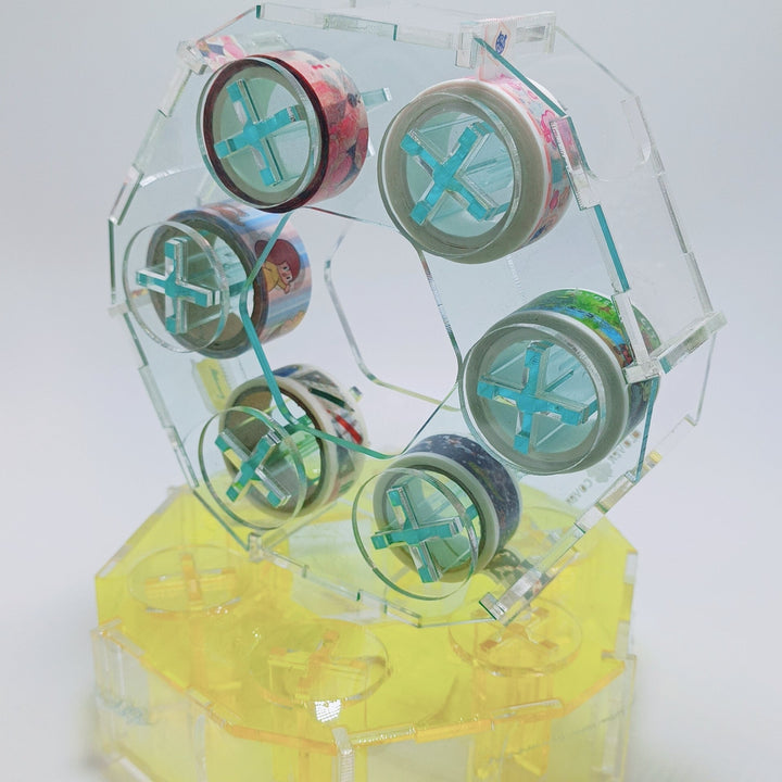 Yellow masking tape (washi tape) wheel cutter