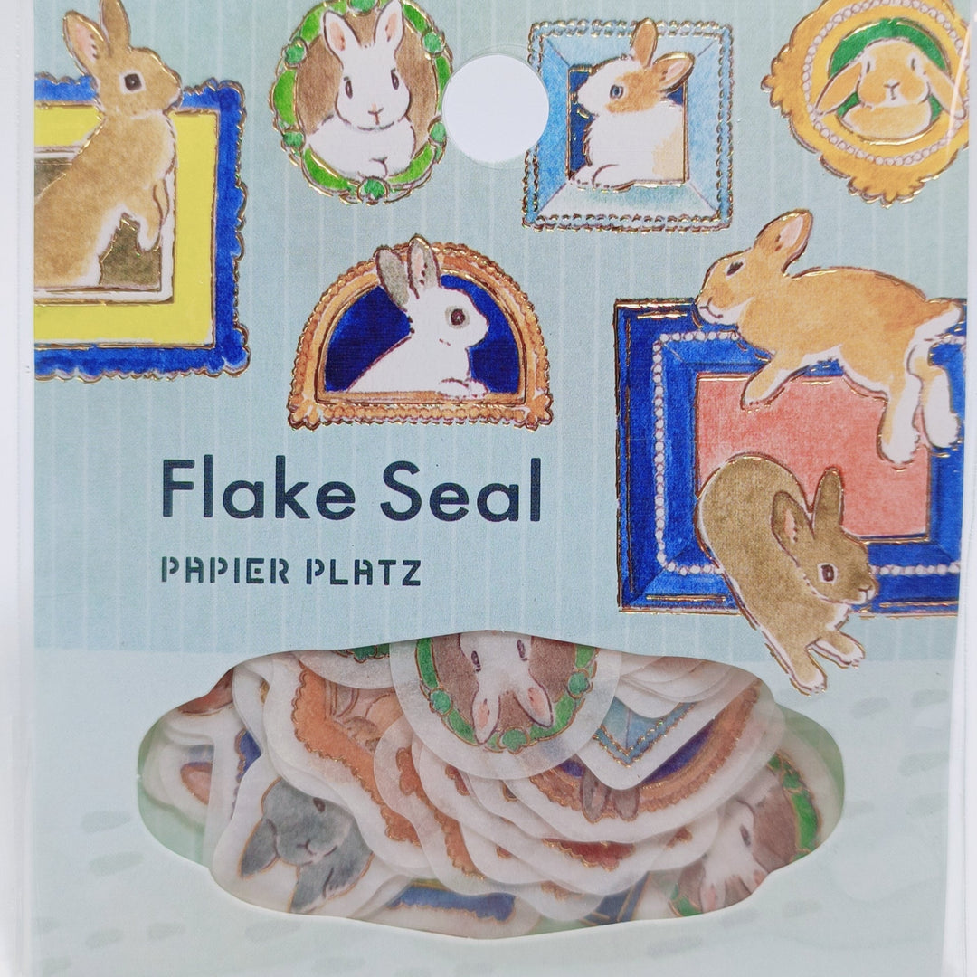 Papier Platz Bunny Frame Flake Seal