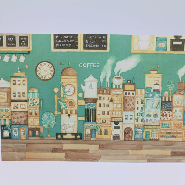 Coffee Town Postcard