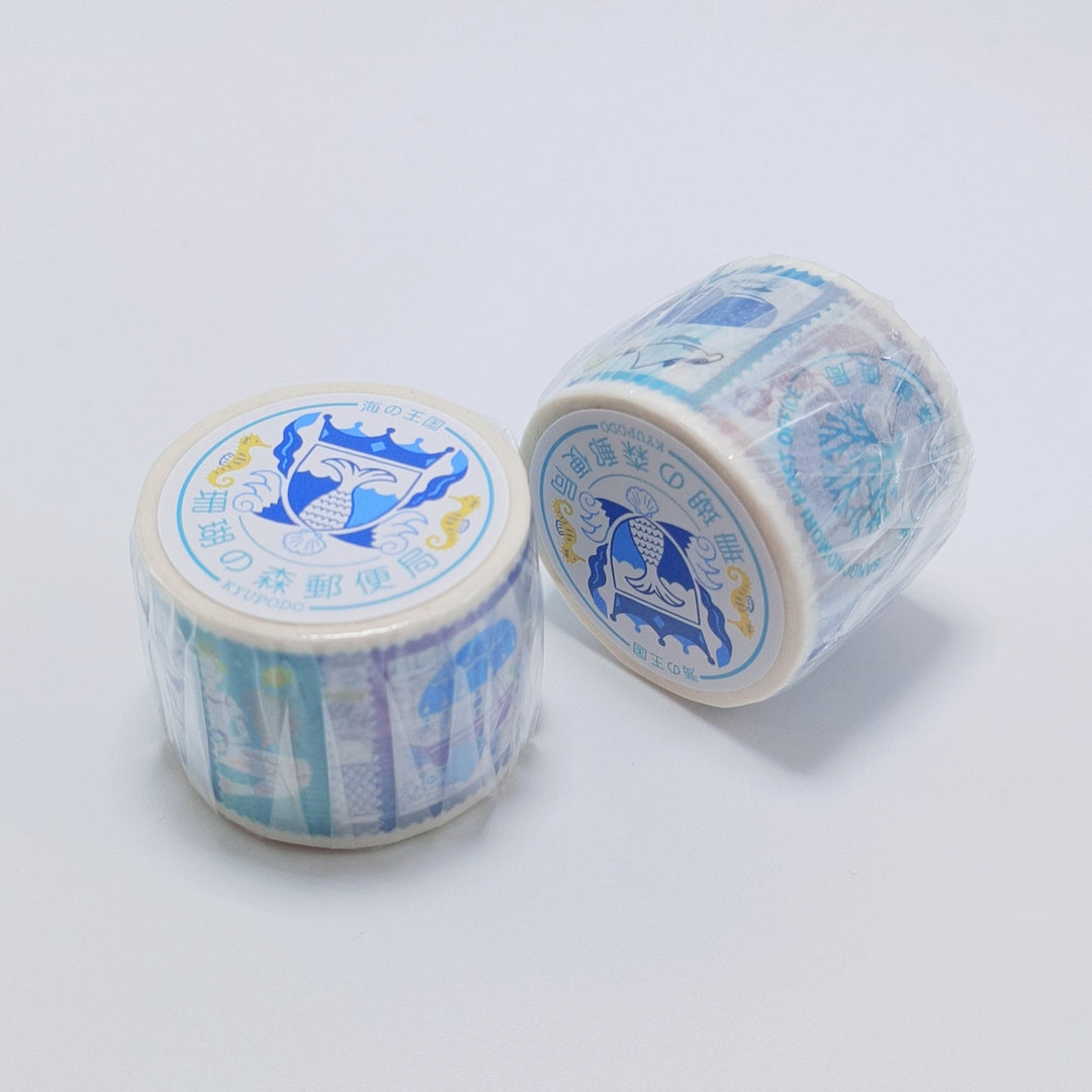 Kyupodo Sea Kingdom Coral Forest Post Office Masking Tape